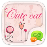 GO SMS CUTE CAT THEME icono