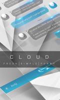 GO SMS PRO CLOUD THEME Affiche