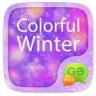 GO SMS COLORFUL WINTER THEME आइकन