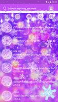 GO SMS COLORFUL WINTER THEME imagem de tela 1