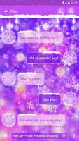 GO SMS COLORFUL WINTER THEME स्क्रीनशॉट 2