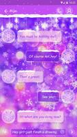 GO SMS COLORFUL WINTER THEME imagem de tela 2