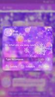 GO SMS COLORFUL WINTER THEME скриншот 3