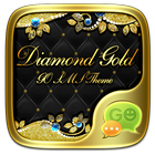 GO SMS DIAMOND GOLD THEME icône