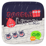 GO SMS DOODLE LETTER THEME Zeichen