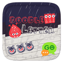 GO SMS DOODLE LETTER THEME APK