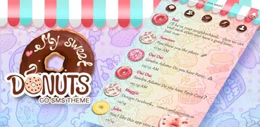 GO SMS DONUTS THEME