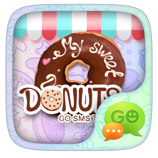 GO SMS DONUTS THEME