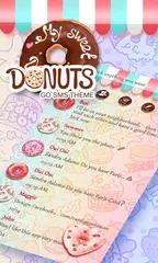 GO SMS DONUTS THEME APK download