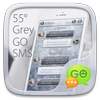 GO SMS PRO 55° GREY THEME-icoon