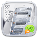 GO SMS PRO 55° GREY THEME-APK