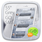 آیکون‌ GO SMS PRO 55° GREY THEME