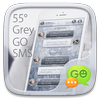 GO SMS PRO 55° GREY THEME icon