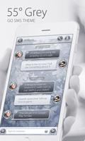 پوستر GO SMS PRO 55° GREY THEME