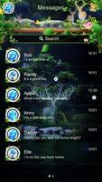 GO SMS PRO FOREST THEME تصوير الشاشة 2