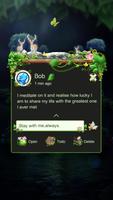 GO SMS PRO FOREST THEME ảnh chụp màn hình 3