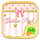 GO SMS GOLDEN PINK THEME icon