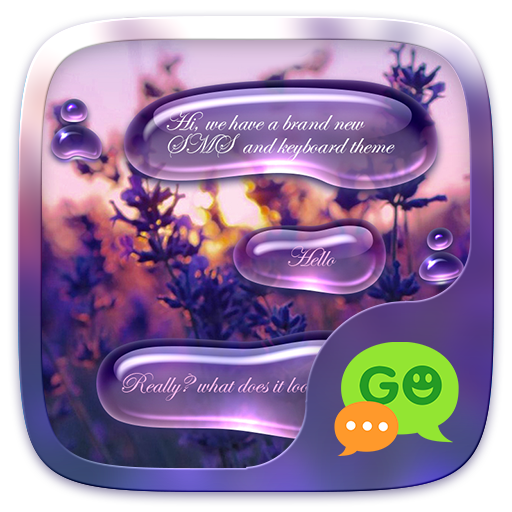 GO SMS LAVENDER THEME