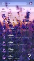 GO SMS LAVENDER THEME اسکرین شاٹ 1