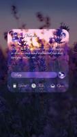 برنامه‌نما GO SMS LAVENDER THEME عکس از صفحه