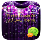 GO SMS PURPLE BOWKNOT THEME biểu tượng