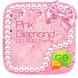 GO SMS PINK DIAMOND THEME icône
