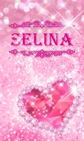 GO SMS SELINA THEME-poster