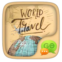 GO SMS WORLD TRAVEL THEME