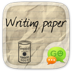 GO SMS PRO WRITING THEME