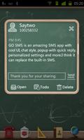 GO SMS Pro Z-My17h THEMEEX imagem de tela 1