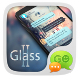 GO SMS PRO GLASS II THEME أيقونة