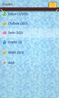 GO SMS Pro ShowerRoom ThemeEX اسکرین شاٹ 3