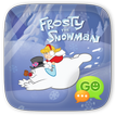 GO SMS SNOWMAN THEME