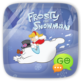 GO SMS SNOWMAN THEME ícone
