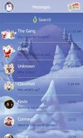 GO SMS SNOWMAN THEME screenshot 2