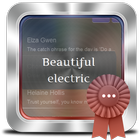 Beautiful electric GO SMS icône