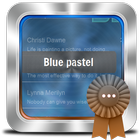 Blue pastel GO SMS icône