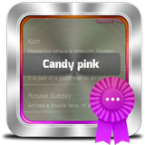 Candy pink GO SMS icône