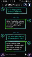 Neon Colors SMS Theme screenshot 2