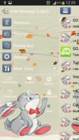 GO SMS Bunny Rabbit Theme screenshot 1