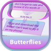 GO SMS Butterflies Theme
