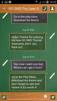 Back to School SMS Theme اسکرین شاٹ 3