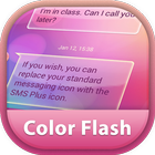 GO SMS Color Flash أيقونة