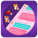 Tema SMS de Foxy Cat APK