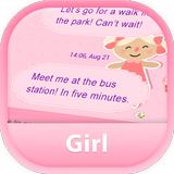 GO SMS Girl ícone