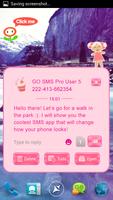 GO SMS Girl تصوير الشاشة 2