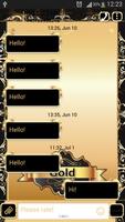 GO SMS Pro Gold Affiche