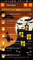 SMS Halloween Theme capture d'écran 1