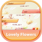 GO SMS Lovely Flowers icône