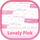 GO SMS Lovely Pink APK